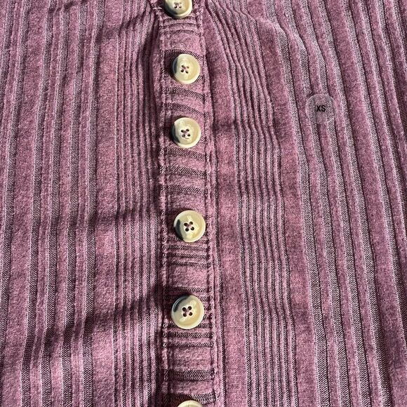 Aeropostale Lilac Ribbed Knit Cardigan XS - Picture 6 of 8
